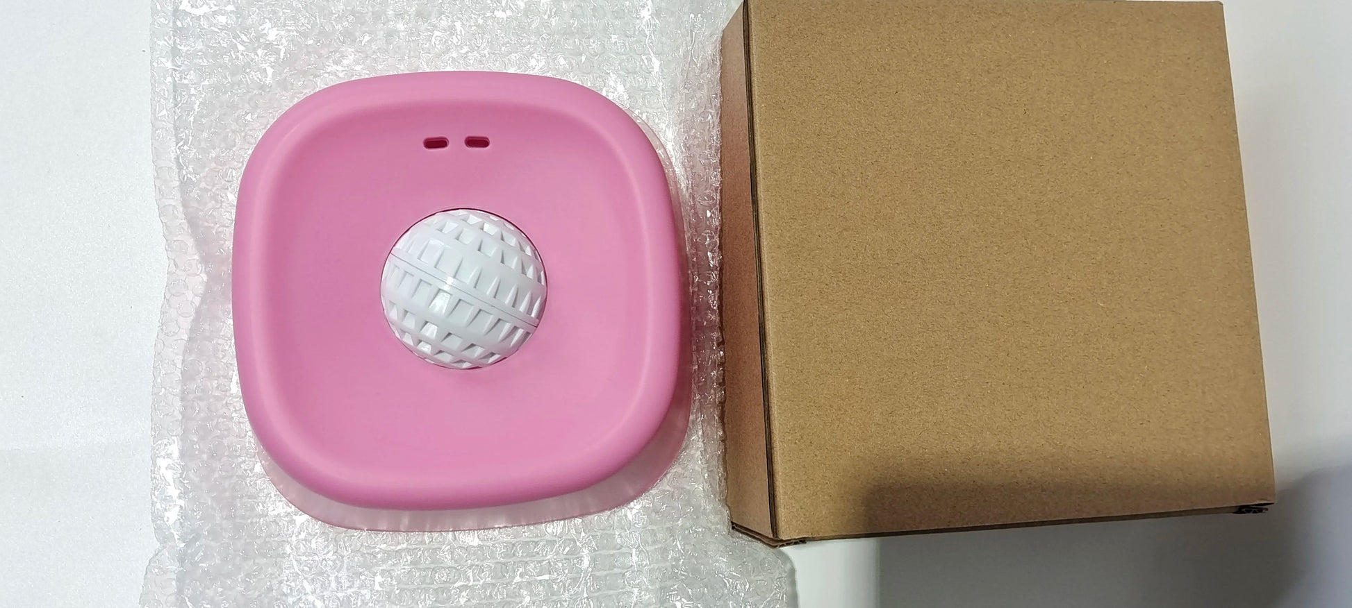 Slow Feeder Dog Bowls for Liquid Treat, 【Enrichment Ball-Roll】 Bone Broth Dog Lick Bowl, 3/4 Cup Yogurt Pup Lick Toy